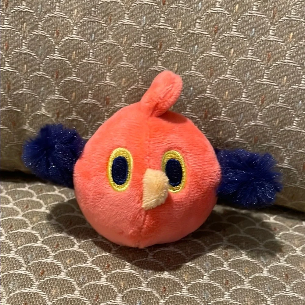 2 part dog toy from barkbox - orange bird and nest included